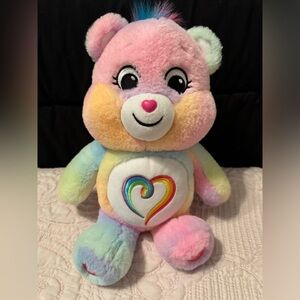Care Bears 12” Unlock The Magic Togetherness Stuffed Animal Plush RAINBOW Heart